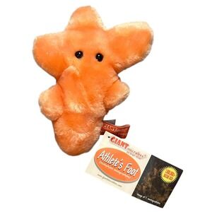 Giant Microbes Athletes Foot Stuffed Plush Fungus Tinea Pedis‎ Biology Science